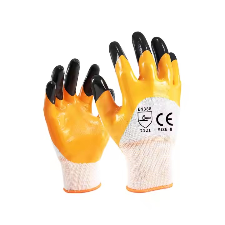 Industrial Nitrile Firm Grip Work Glove